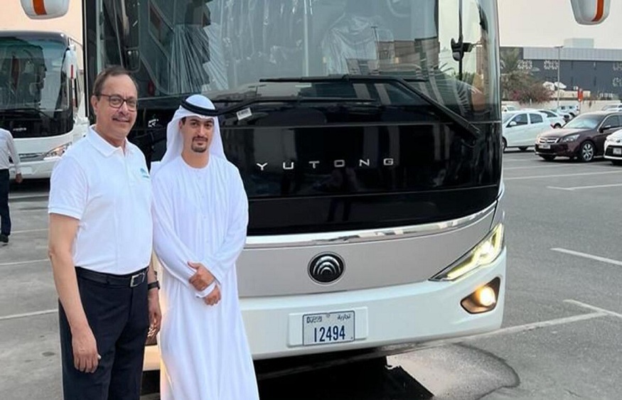 Luxury coach transportation services in Dubai